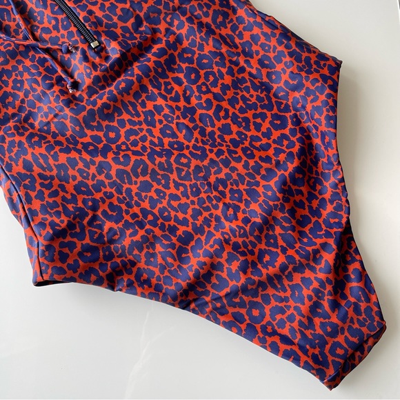 Oy Surf Apparel One Piece Surf Suit “Blay” - Cool Cat Print - Size Small - Picture 9 of 14